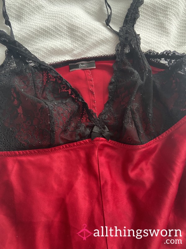 Satin And Lace Chemise