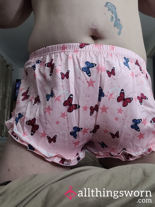 Satin Bu*terfly Short Knickers