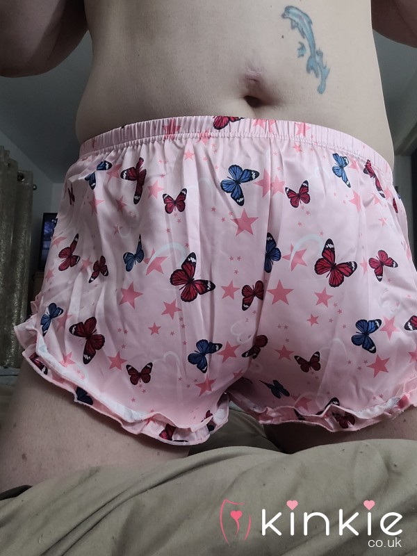 Satin Bu*terfly Short Knickers