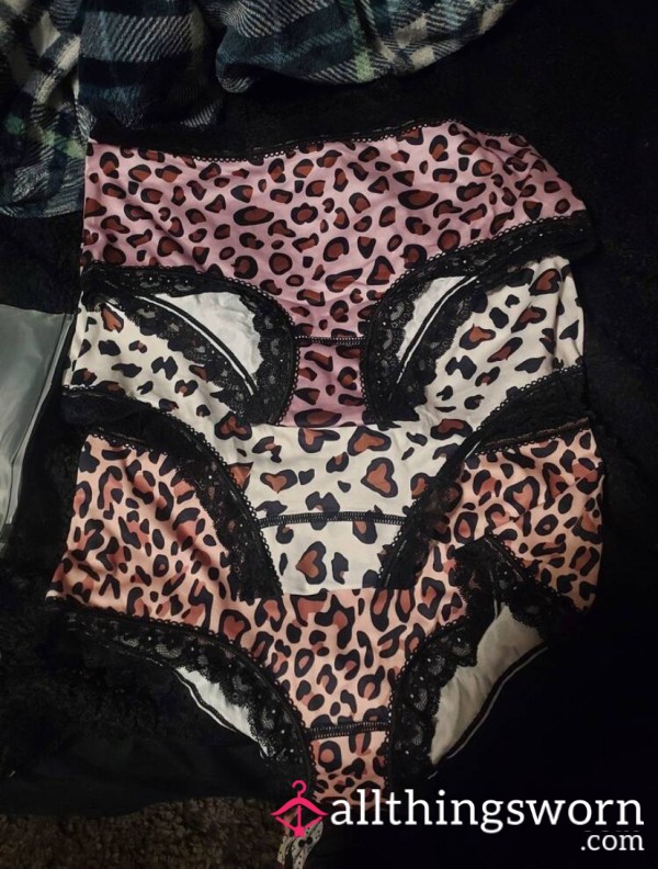 Satin Cheetah Print Panties 🐆