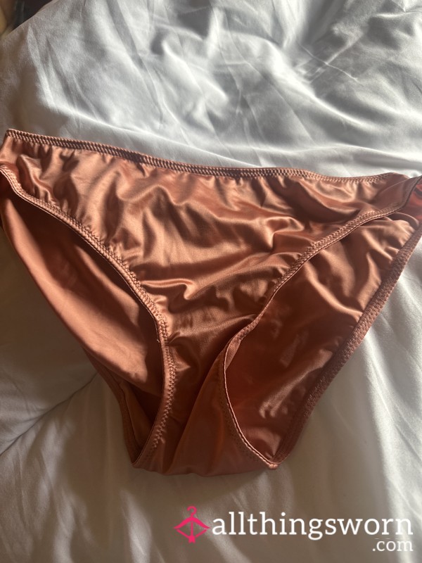 Satin Creamy Pu**y Knickers