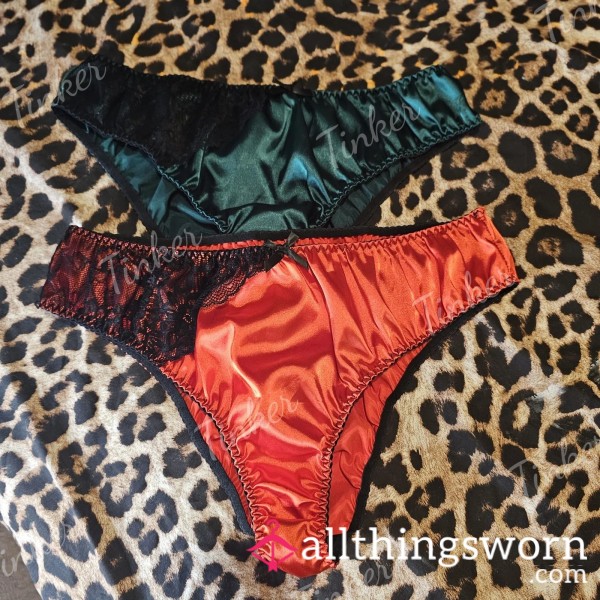 Satin, Full Back Panties 🎀