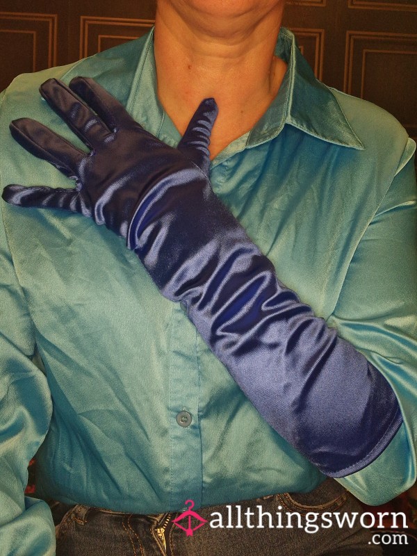 Satin Gloves Custom
