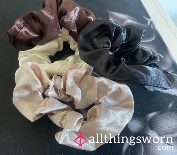 Satin Hair Scrunchies