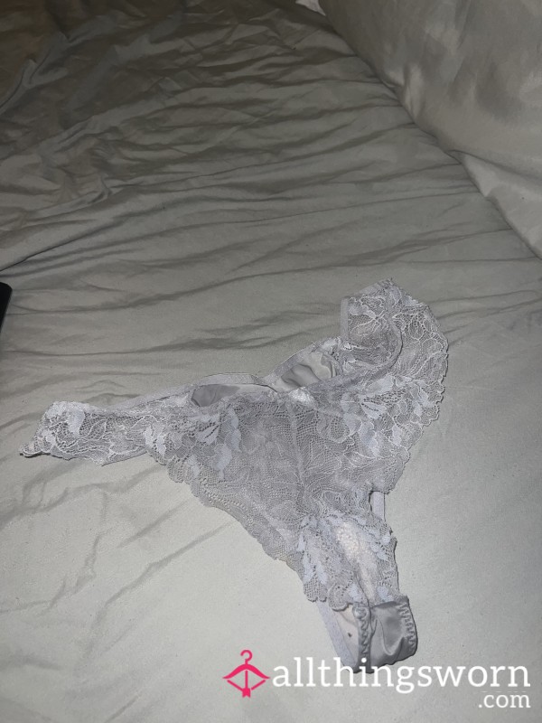 Satin Lace Brazilian Dirty Panties