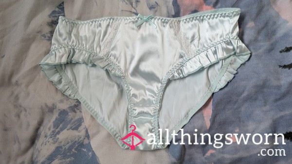 Satin Mint Green Panties