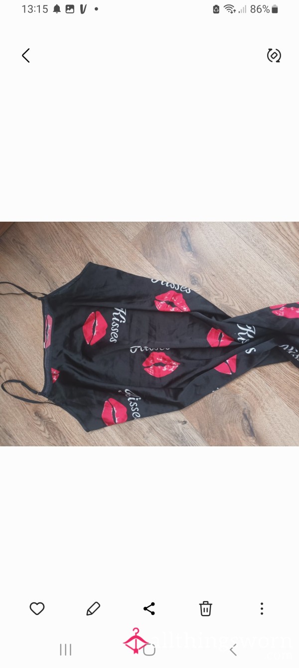 SATIN NIGHTDRESS❤️ I WEAR THIS EVERY NIGHT LOVE FEELING IT NEXT TO MY SKIN IN BED ❤️