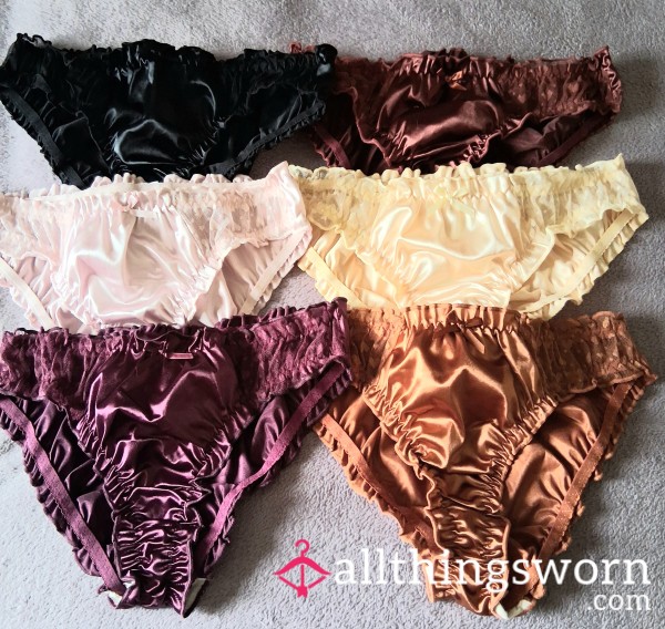 Satin Panties Pick A Colour. 24hr Wear Included