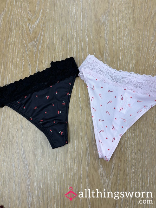 Satin Printed Panties 🩷