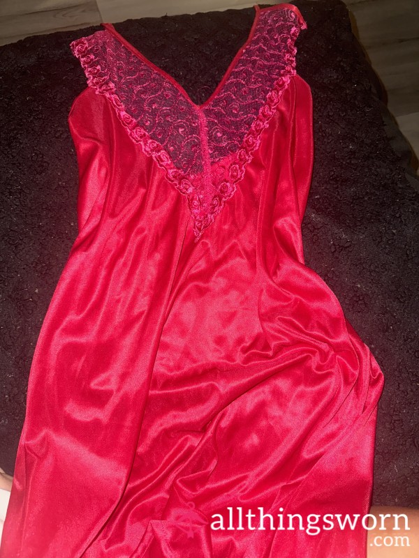 Satin Red Dress💃🏻