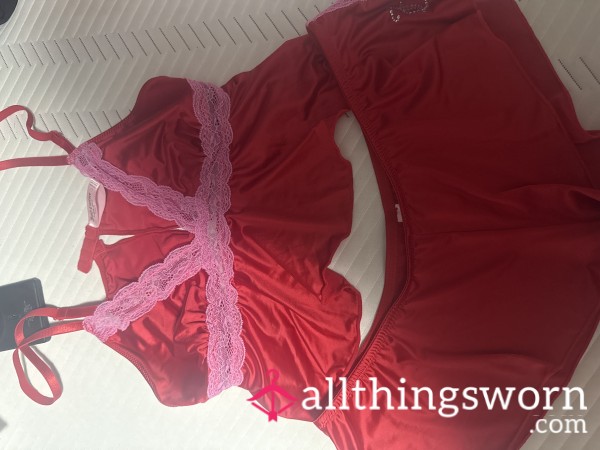 Satin Red Set