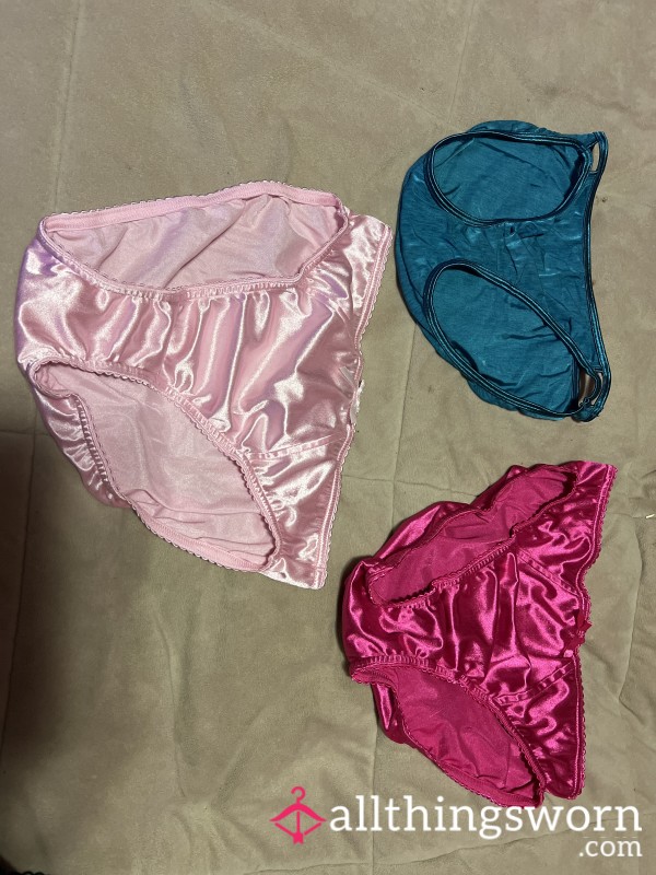 Satin Silky Panties Pick Your Pair Comes With Seven Day Wear