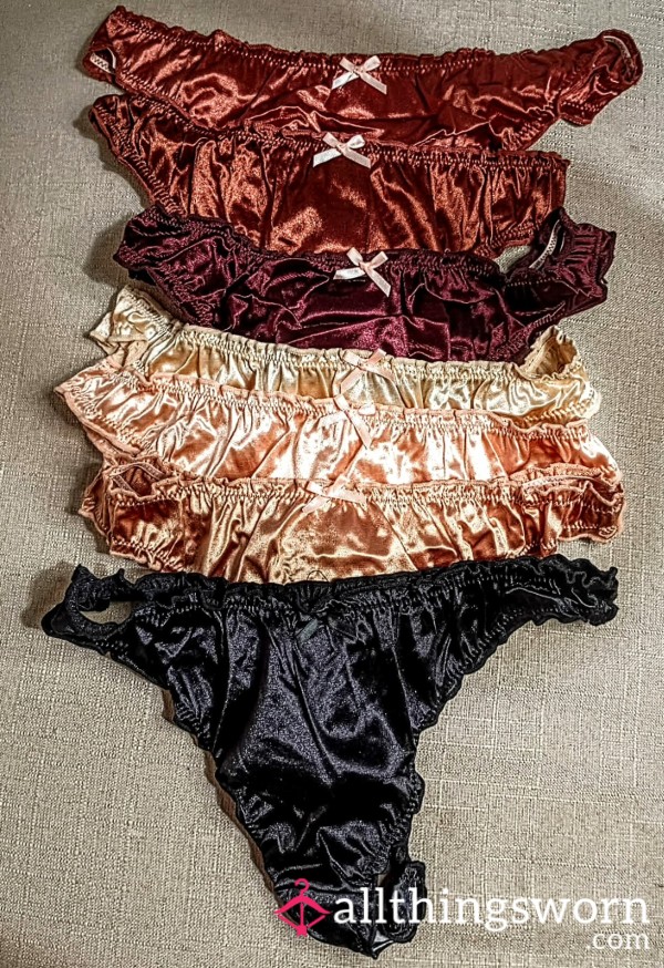 Satin Silky Thongs
