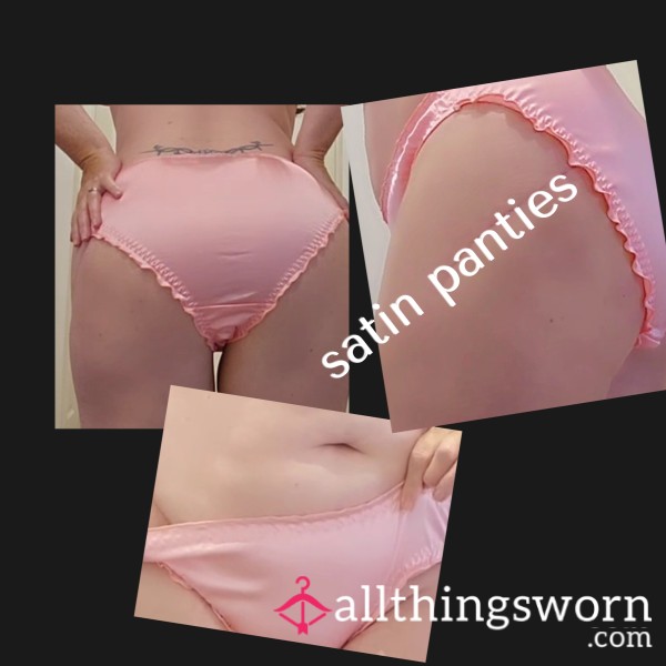 Satin Sissy Panties..cute Pink 💗