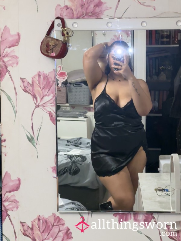 Satin Sleepwear Dress🖤