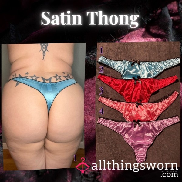 Satin Thong