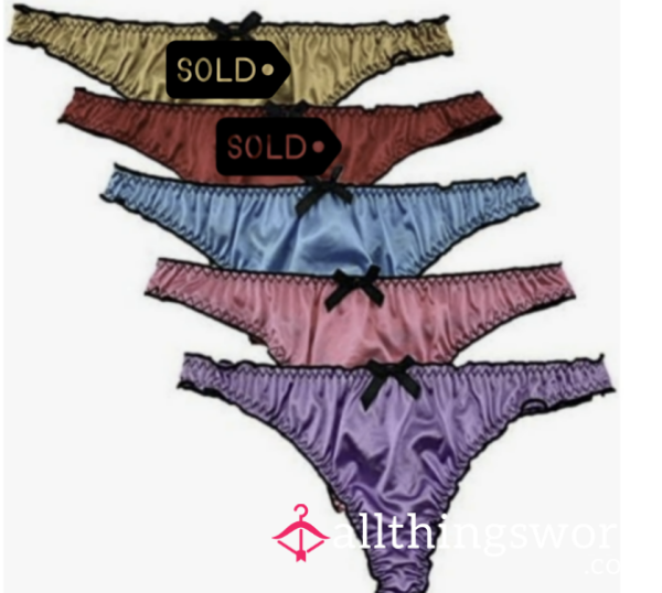Satin Thongs