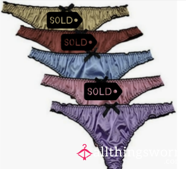 Satin Thongs