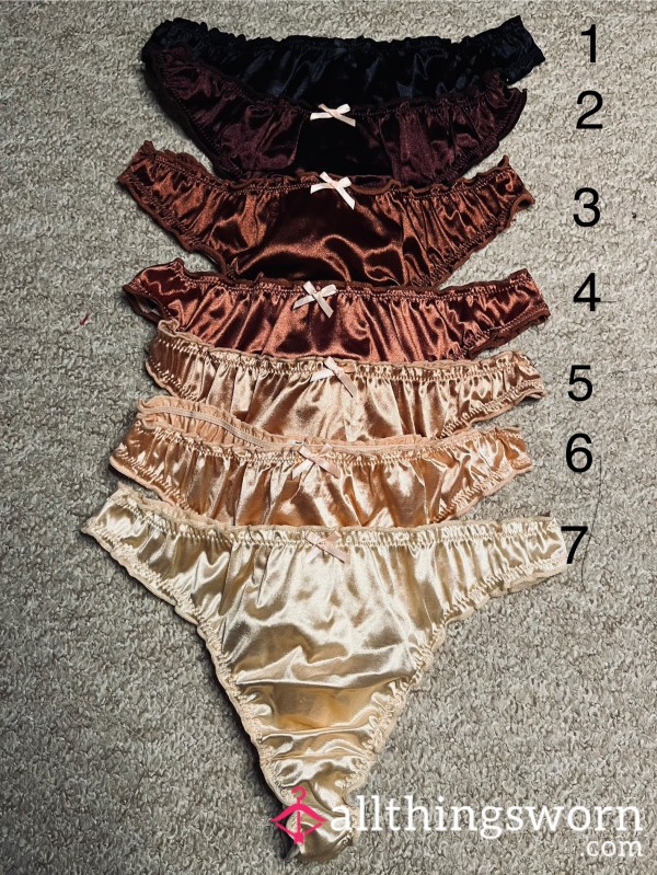 Satin Thongs
