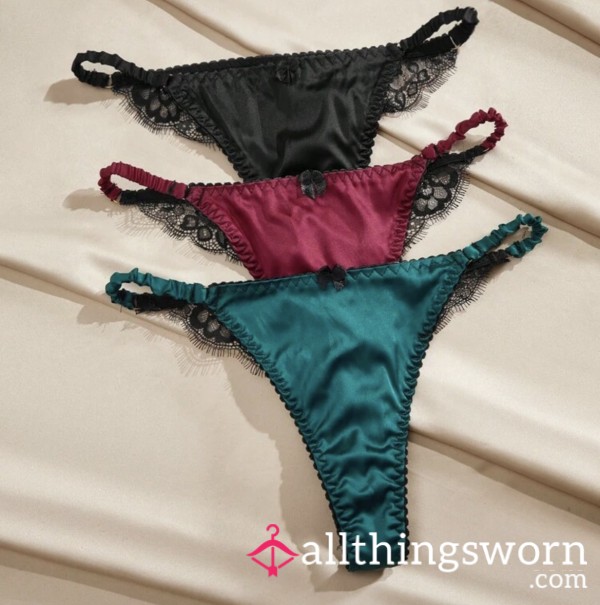 Satin Thongs