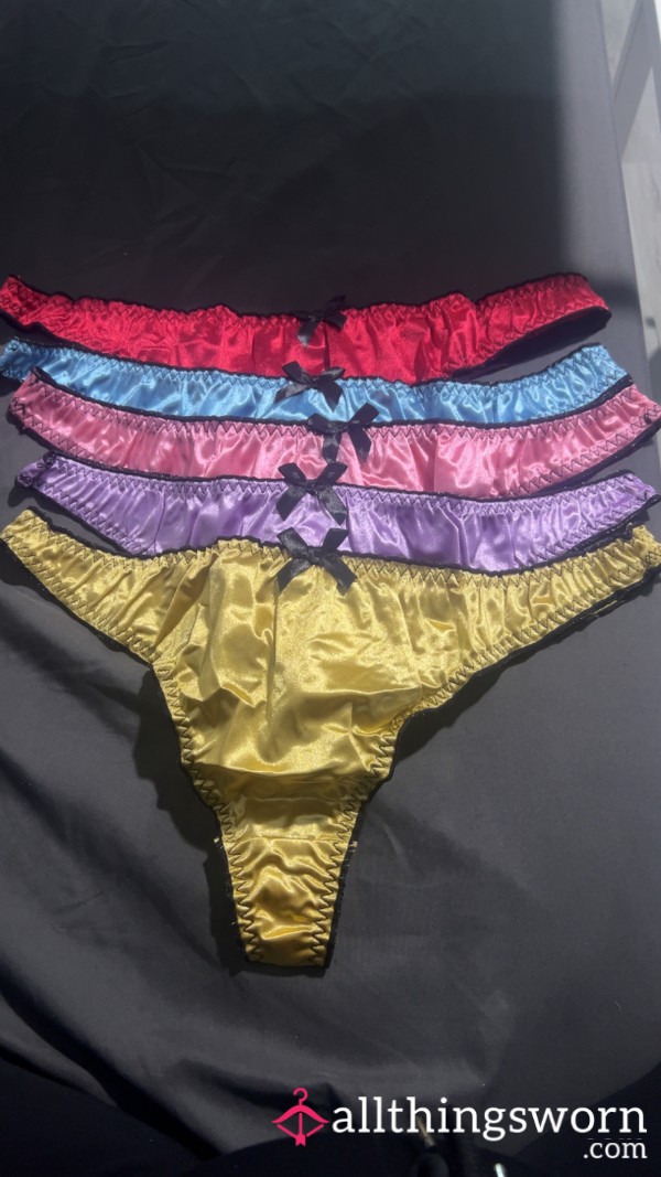 Satin Thongs Includes UK P+P