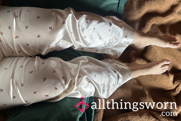 Satin Worn Pj Bottoms