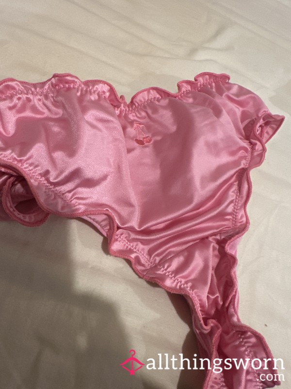 Satin Worn Thong