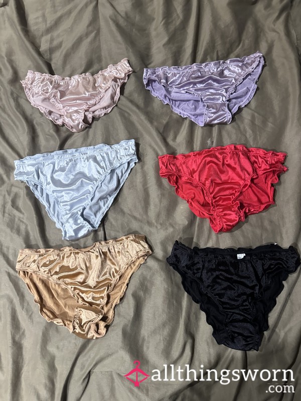 Satin/silky Bikini Cut Panties
