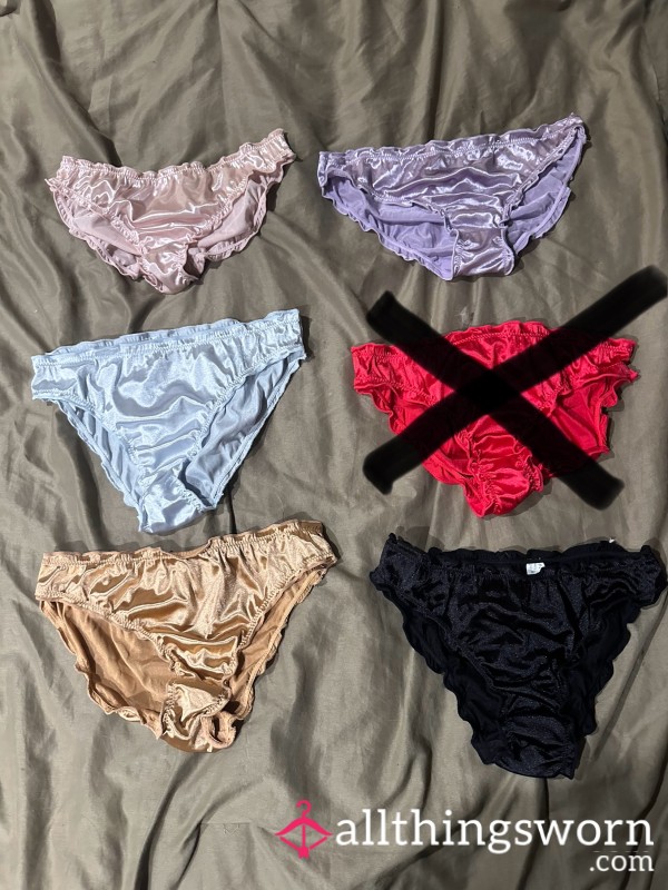 Satin/silky Bikini Cut Panties