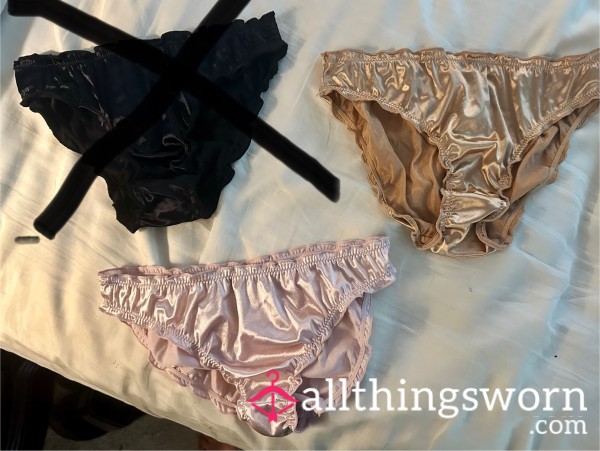 Satin/silky Bikini Cut Panties