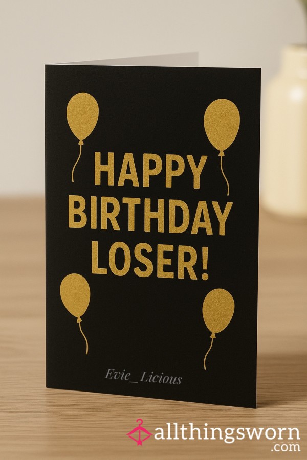 ✍🏾 Savage Occasion Humiliation Cards - Handwritten & Posted 💌