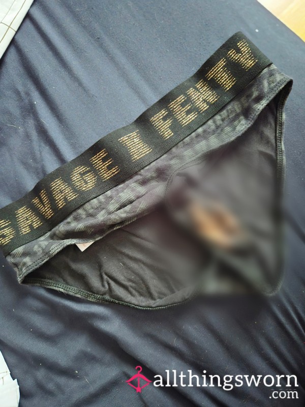 💅 Savage & Soaked – FENTY Brat Panties (Only 1 Pair) | Worn And Stained (Shipping Included)
