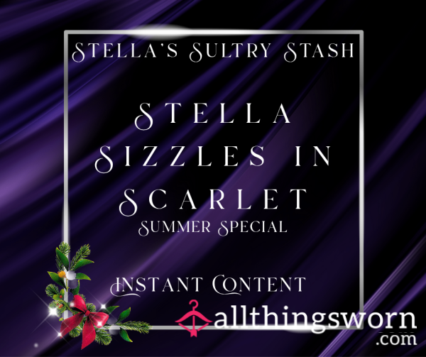 Throwback To Summer: Scarlet Sizzle In The Hot Tub (10 Swimsuit Booty, Cleavage, Soles - £5)