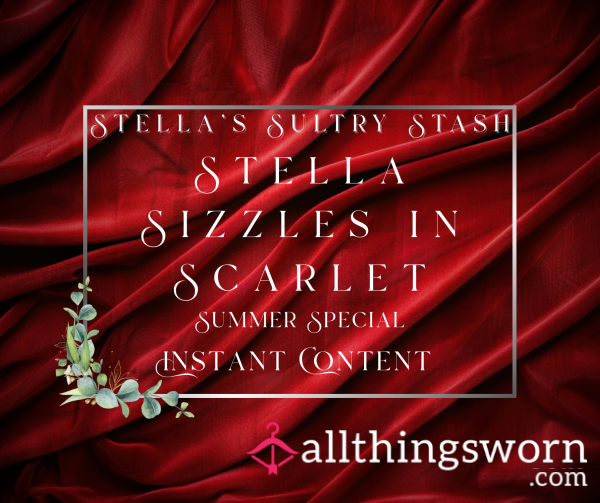 Throwback To Summer: Scarlet Sizzle In The Hot Tub (10 Swimsuit Booty, Cleavage, Soles - £5)