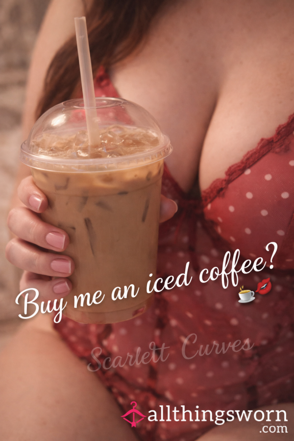 Scarlett Needs Her Daily Iced Coffee