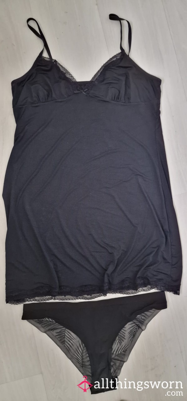 Scent-Soaked Nightwear Set 🖤 4 Nights, No Wash, All Me