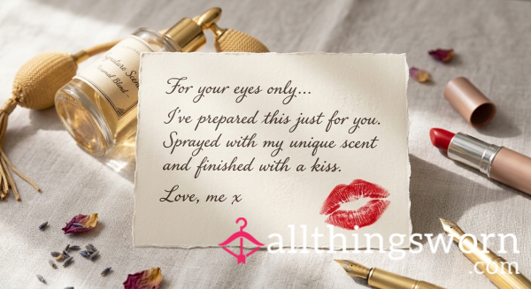 Scented / Lip-Printed Note Card