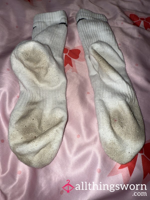 Well Worn, Very Scented Nike Gym Socks