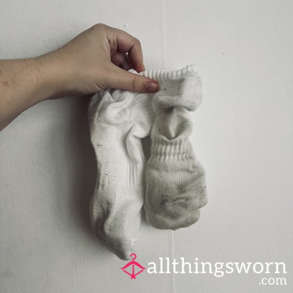 🤍Scented White Trainer Sock Wear🤍