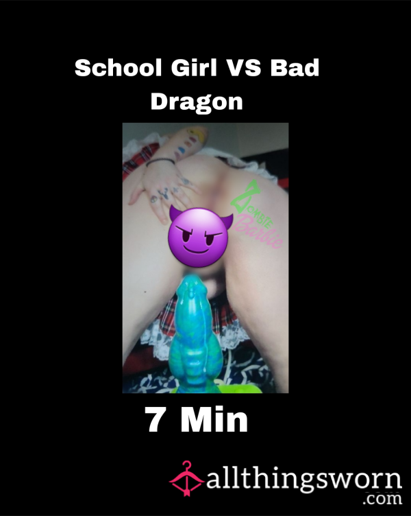 School Girl Destroyed By Bad Dragon