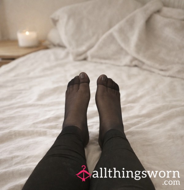 🖤 Schwarze Nylonstrümpfe / Black Nylon Stockings