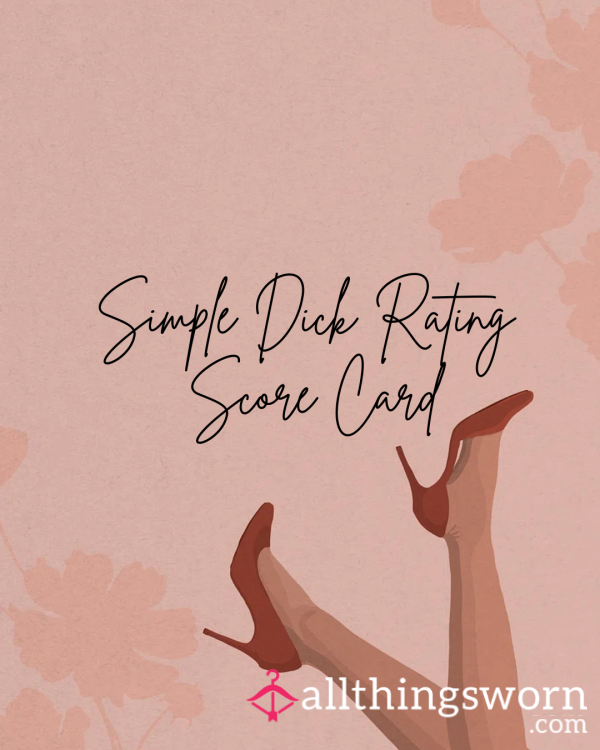 Score Card D*ck Rating