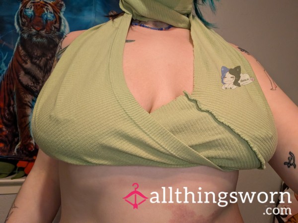 Scrap Fabric Worn As Shirt
