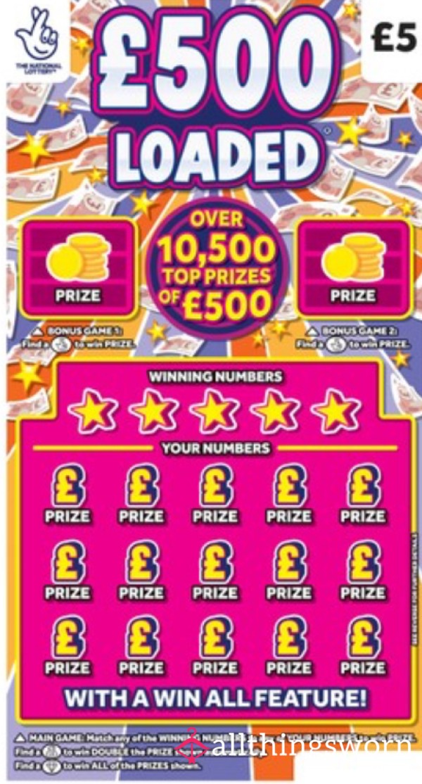 Scratchcard - Split The Winnings With Me