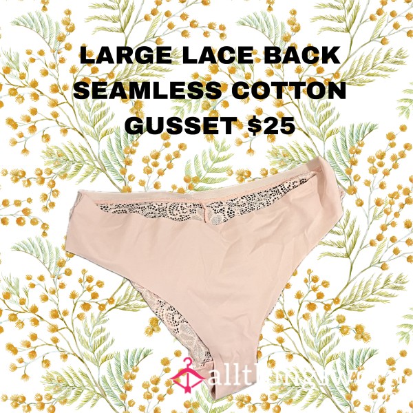 SEAMLESS Cor*l LACE PANTIES