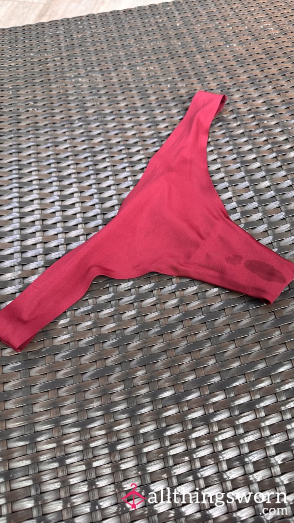 Seamless Gym Thong – Freshly Worn During Intense Workout 💦🔥