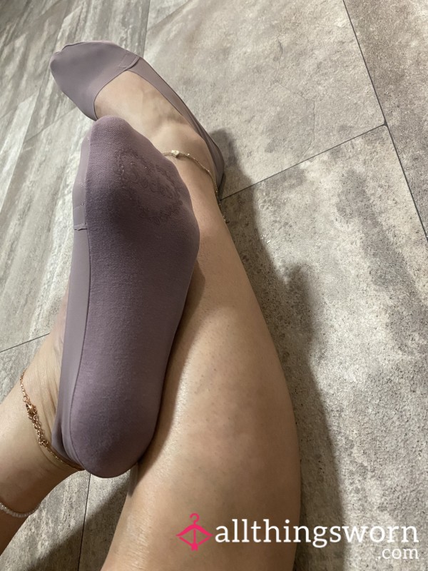 Seamless Nylon No-show Socks With Cotton Bottoms-6 Pairs Available- Comes With 48 Hour Wear