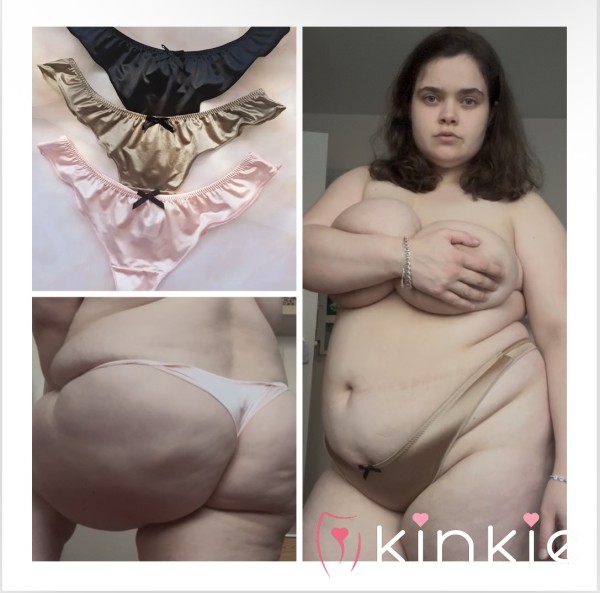 Seamless Satin Thongs