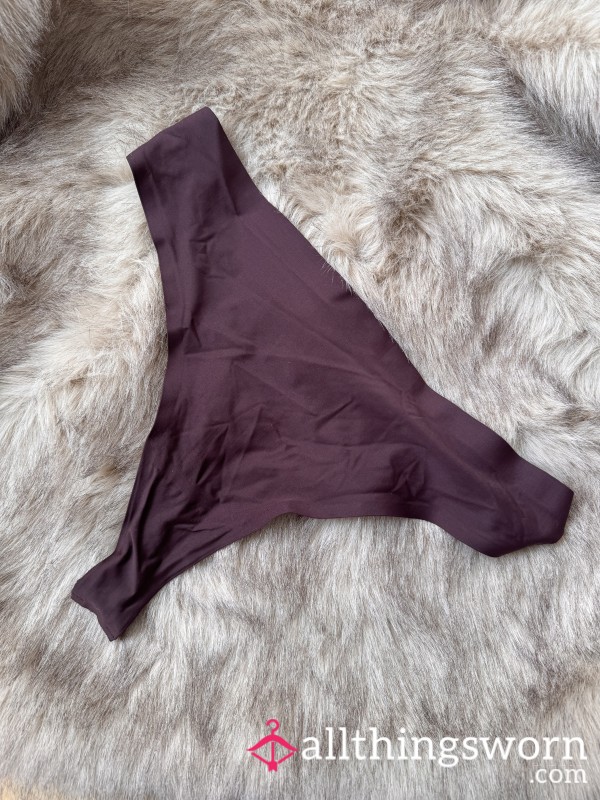 Seamless Silky Thong - Ready To Be Worn