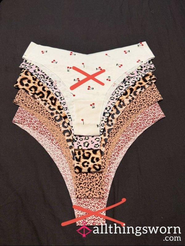 Seamless Thongs🤭 Fun Cute Patterns🤤 Extras Can Be Added On‼️